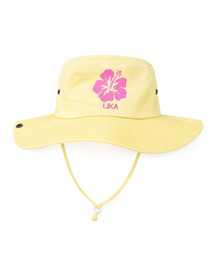 Yellow Hibiscus Hat