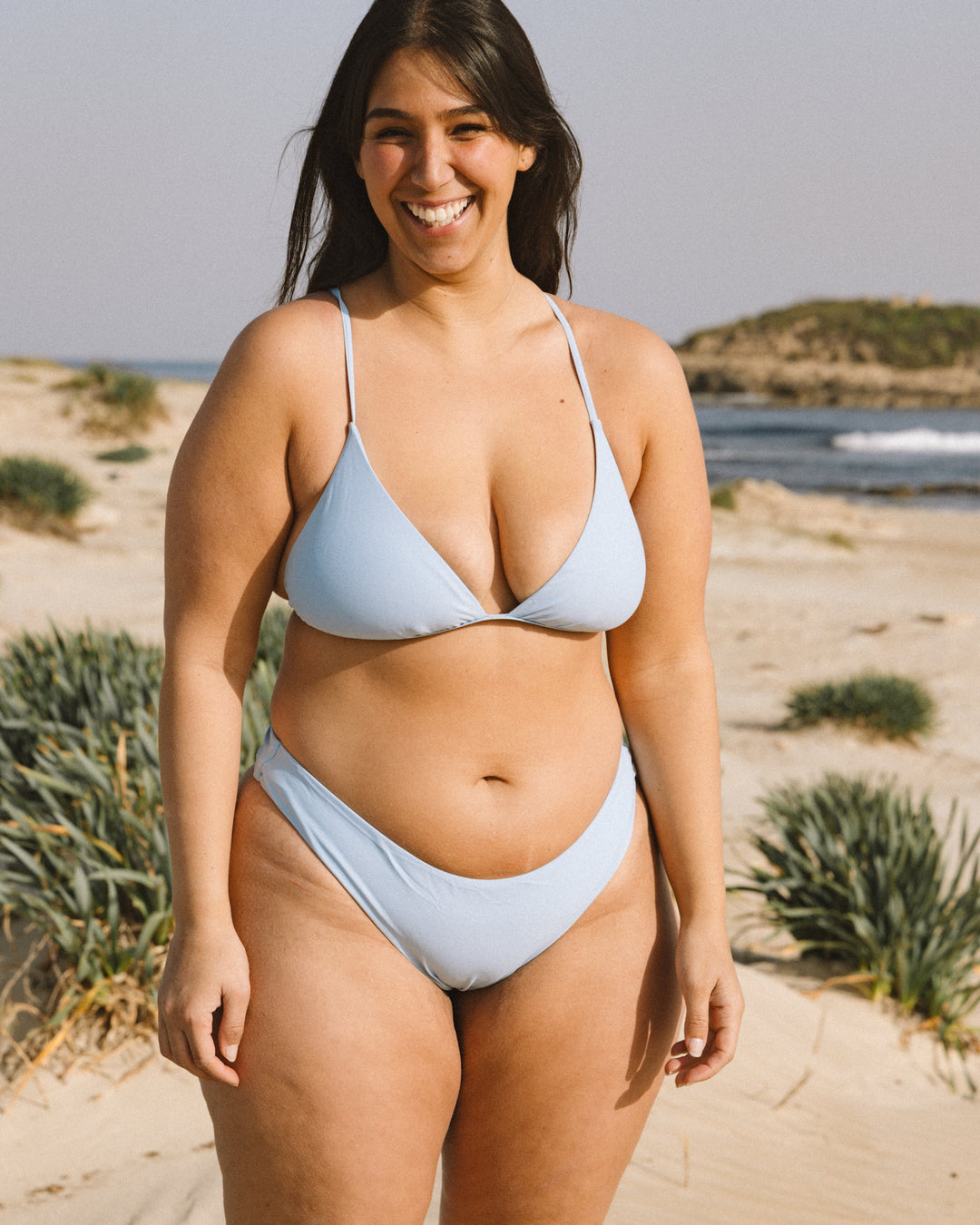 Belle Top - Light Blue