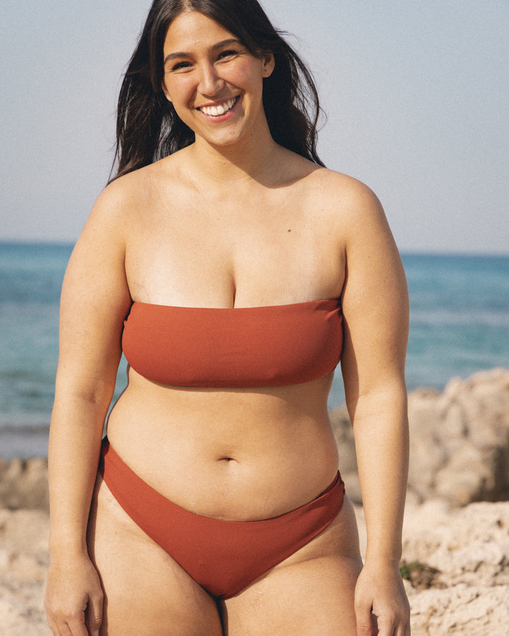 Strapless Top - Terra Rib