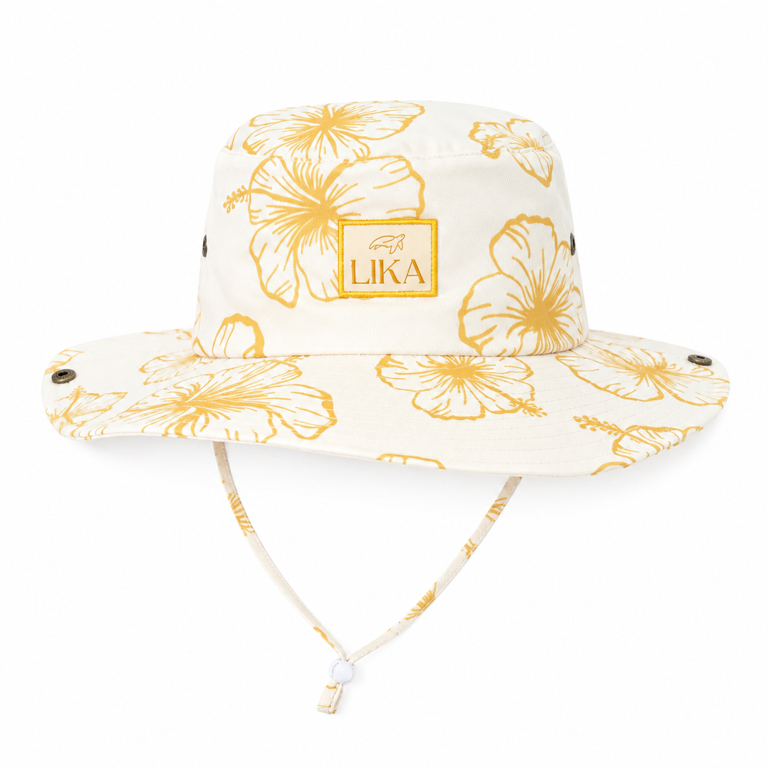 Hibiscus Print Hat
