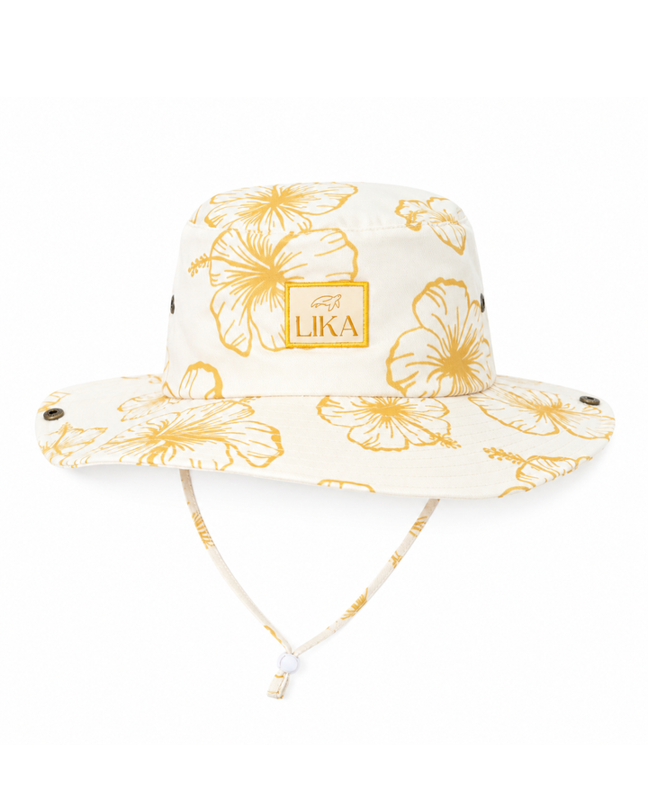 Hibiscus Print Hat