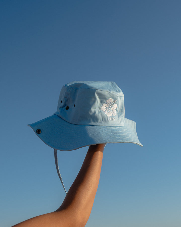 Blue Hibiscus Hat