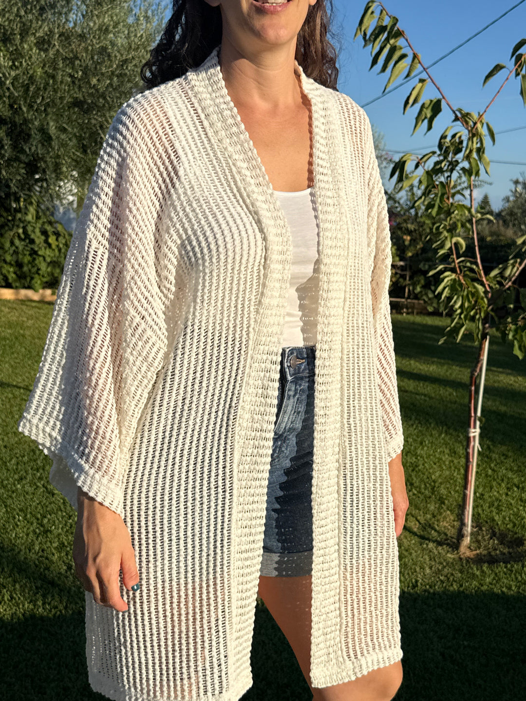 Mesh Kimono