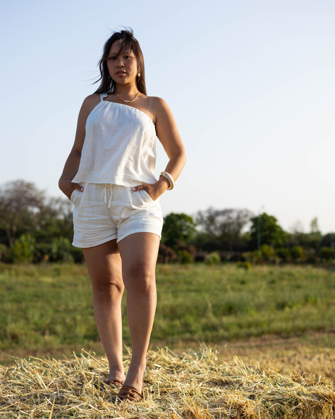 Breeze Short - White